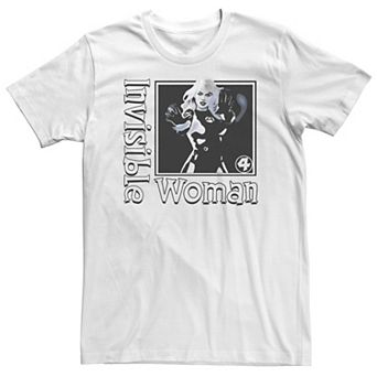 Big & Tall Marvel Fantastic Four Invisible Woman Portrait Panel Tee