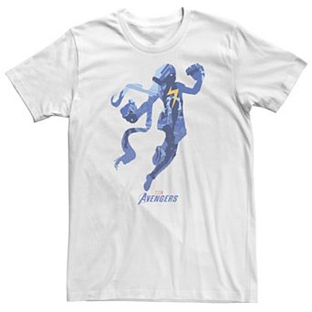Big & Tall Marvel Avengers Game Ms. Marvel Silhouette Fill Tee