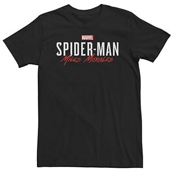 Big & Tall Marvel Spider-Man: Miles Morales Game Logo Tee