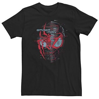 Big & Tall Marvel Spider-Man: Miles Morales Glitch Mask Tee