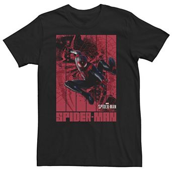 Big & Tall Marvel Spider-Man: Miles Morales Panels Tee