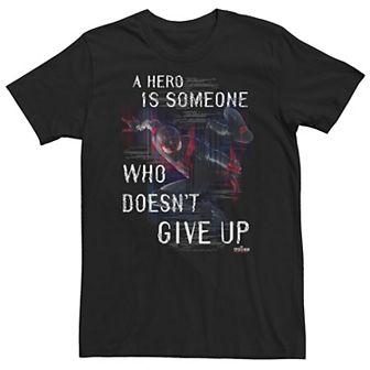 Big & Tall Marvel Spider-Man: Miles Morales A Hero Action Pose Tee