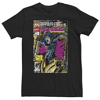 Big & Tall Marvel Morbius Rise Of The Midnight Sons Comic Cover Tee