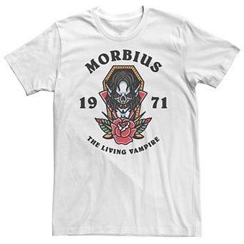 Big & Tall Marvel Morbius The Living Vampire 1971 Tattoo Style Tee