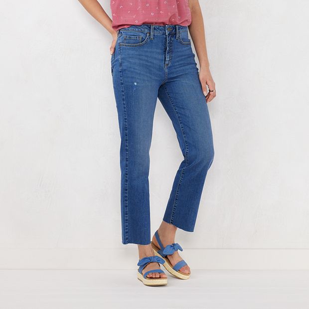 Women's LC Lauren Conrad Raw-Hem High-Waisted Skinny Ankle Jeans