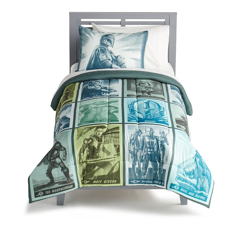 Disneys Star Wars The Mandalorian Comforter Set with Shams by The Big One 