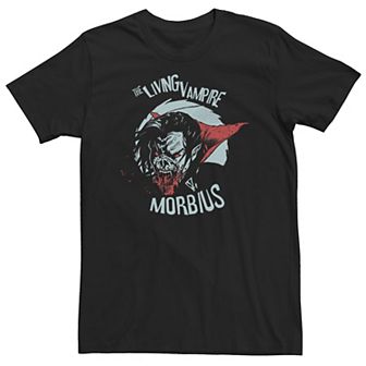Big & Tall Marvel Morbius The Living Vampire Dark Portrait Tee