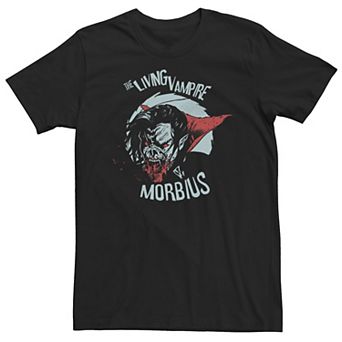 Big & Tall Marvel Morbius The Living Vampire Dark Portrait Tee