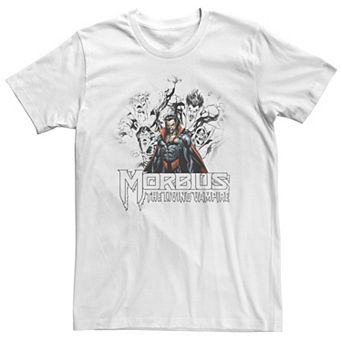 Big & Tall Marvel Morbius The Living Vampire Sketches Tee