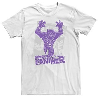 Big & Tall Marvel Black Panther Tropical Woodcut Tee