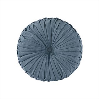 Intelligent Design Lara Poly Chenille Round Floor Pillow Cushion