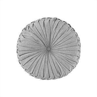 Intelligent Design Lara Poly Chenille Round Floor Pillow Cushion