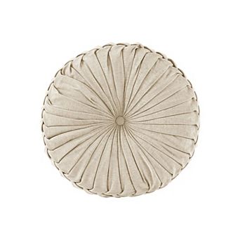 Intelligent Design Lara Poly Chenille Round Floor Pillow Cushion