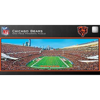 Chicago Bears End Zone Panoramic 1000 pc Jigsaw Puzzle