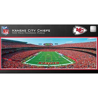 Kansas City Chiefs End Zone Panoramic 1000 pc Jigsaw Puzzle
