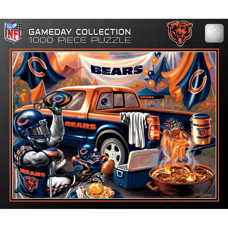 Chicago Bears Gameday 1000-Piece Jigsaw Puzzle, Multicolor