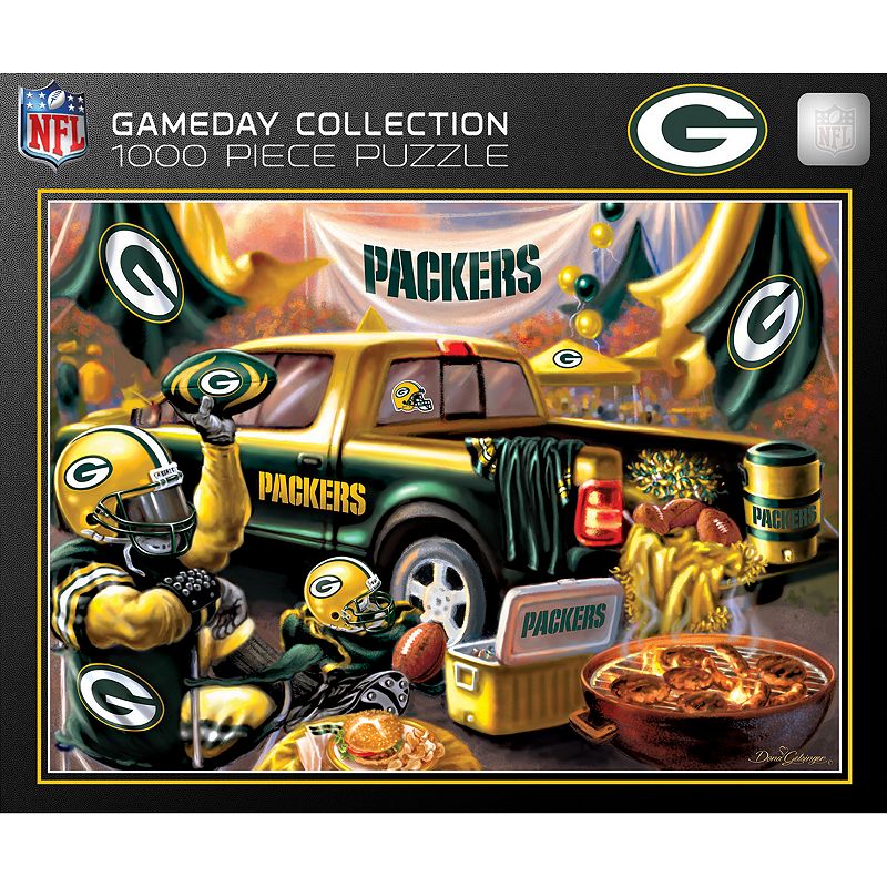 Green Bay Packers Gameday 1000-Piece Jigsaw Puzzle, Multicolor