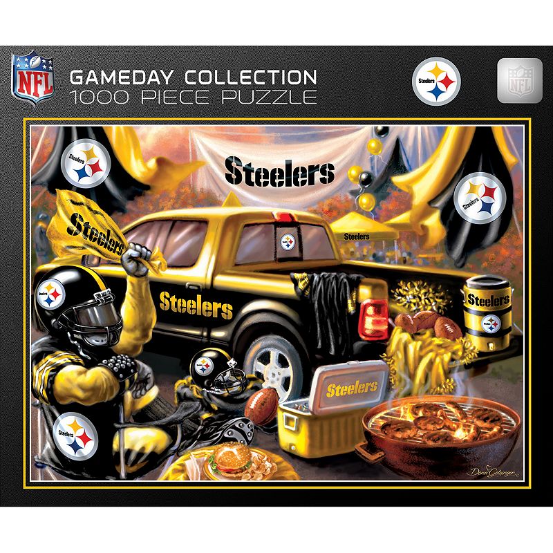 Pittsburgh Steelers Gameday 1000-Piece Jigsaw Puzzle, Multicolor