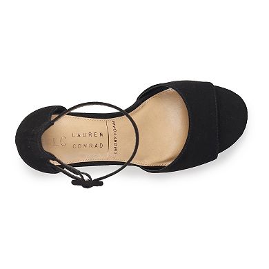 LC Lauren Conrad Bunting Women's Block Heel Dress Sandals