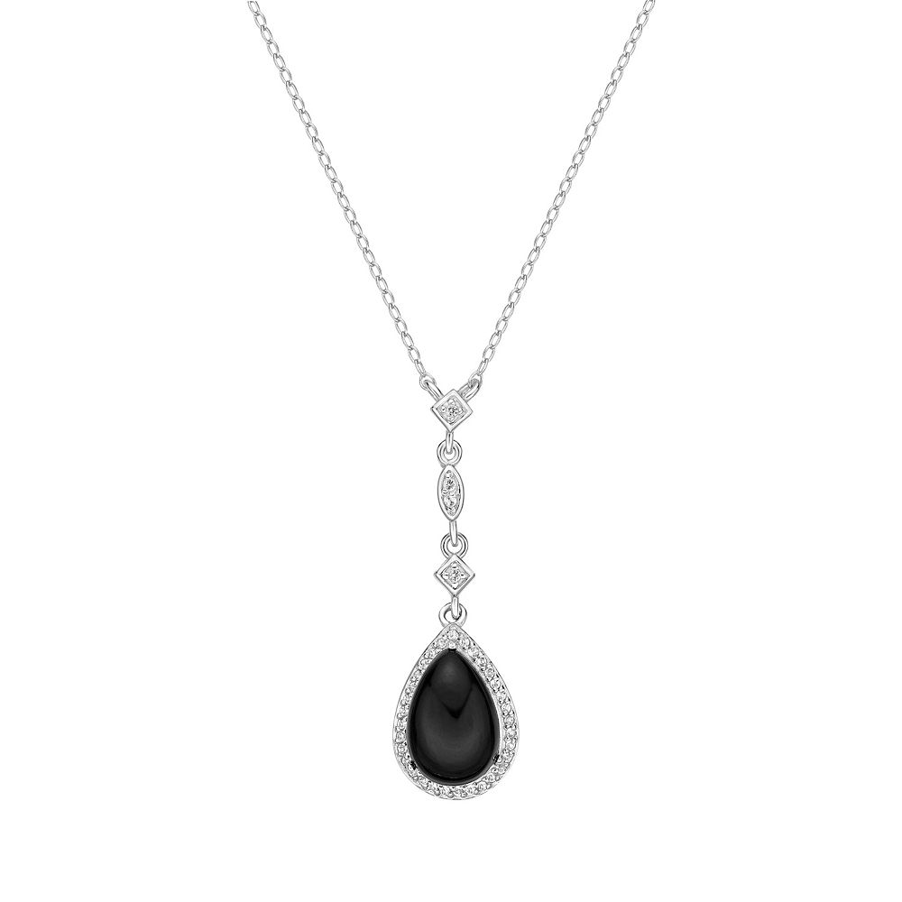 ★Hei★ sv925 onyx point necklace HE24FANSW572XXFR MUSINSA | HEI [sv925] onyx point necklace