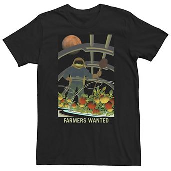 Big & Tall NASA Farmers Wanted On Mars Tee