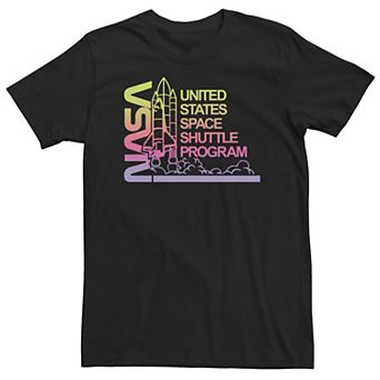 Big & Tall NASA Gradient Space Program Logo Tee