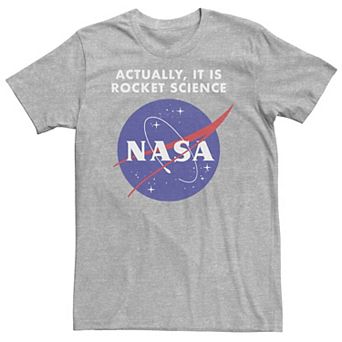 Big & Tall NASA Logo Actually It Is Rocket Science Tee