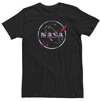 Big & Tall NASA 80s Space Station Logo Tee