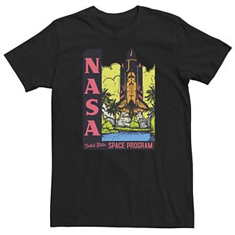 Big & Tall NASA Vintage Space Program Poster Tee