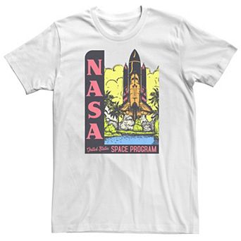 Big & Tall NASA Vintage Space Program Poster Tee