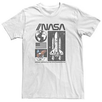 Big & Tall NASA Collage Panel Portraits Tee