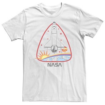 Big & Tall NASA Portrait Fill Logo Tee