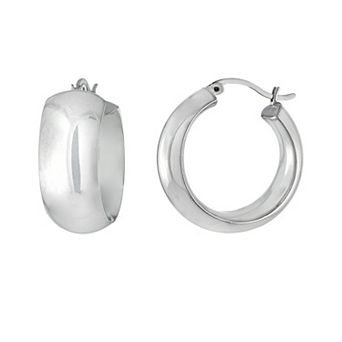 Athra NJ Inc Sterling Silver Hoop Earrings