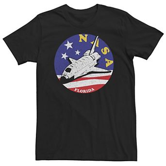Big & Tall NASA U.S. Space Camp Shuttle Badge Tee