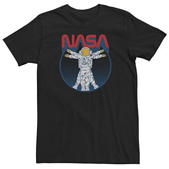 Big & Tall NASA Vitruvian Man Logo Tee