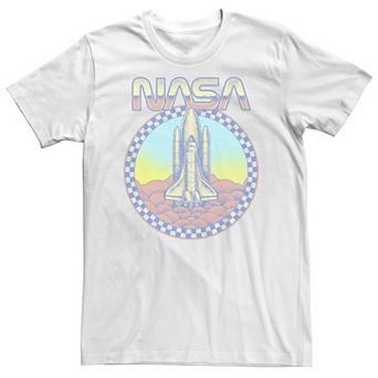 Big & Tall NASA Space Huttle Launch Logo Tee