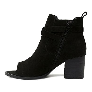 Rag & Co Bria Women's Peep Toe Ankle Boots