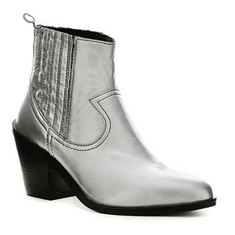 Rag & Co Rayna Women's Metallic Leather Ankle Boots