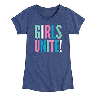 Girls 7-16 Girls Unite Graphic Tee