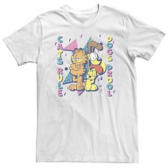 Big & Tall Garfield and Otis Cats Rule Dogs Drool Tee