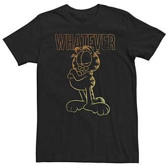 Big & Tall Garfield Whatever Gradient Portrait Tee