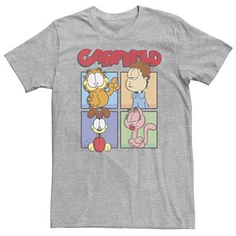 Big & Tall Garfield Character Panels Tee