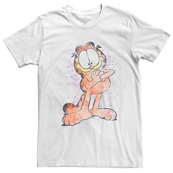 Big & Tall Garfield Watercolor Portrait Tee