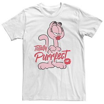 Big & Tall Garfield Miss Arlene Totally Purrfect Portrait Tee