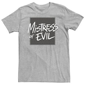 Big & Tall Disney Maleficent Mistress Of Evil Text Box Tee