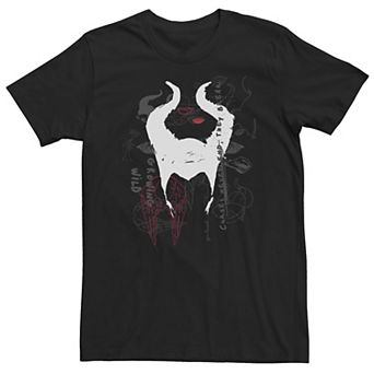 Big & Tall Disney Maleficent Mistress Of Evil Growing Wild Collage Tee