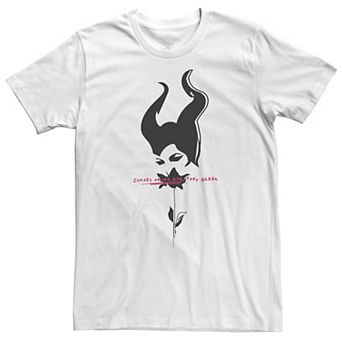 Big & Tall Disney Maleficent Mistress Of Evil Curses Never End Rose Tee