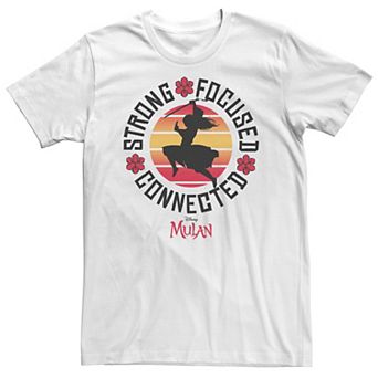 Big & Tall Disney Mulan Live Action Strong Focused Connected Silhouette Tee