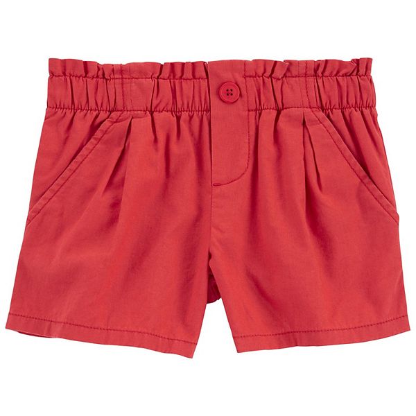 Girls 412 Carter's Striped Linen Shorts