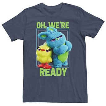 Big & Tall Disney / Pixar Toy Story 4 Ducky & Bunny Oh, We're Ready Tee